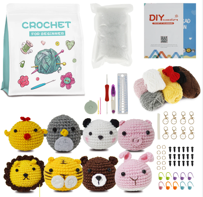 Cute Critters: Amigurumi Crochet Kits